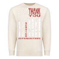 Sandshell thank you for your service   veterans day t Premium Sweatshirt - maiPhamDesign