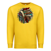 Lemon indian headdress Premium Sweatshirt - JahusDesignShop