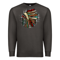 Smoke indian headdress Premium Sweatshirt - JahusDesignShop