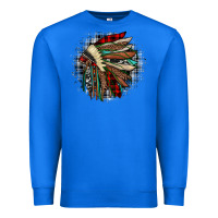True Royal indian headdress Premium Sweatshirt - JahusDesignShop