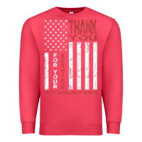 Cardinal thank you for your service   veterans day t Premium Sweatshirt - maiPhamDesign