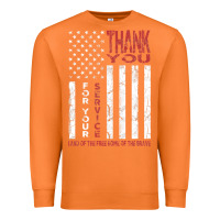 Carrot thank you for your service   veterans day t Premium Sweatshirt - maiPhamDesign