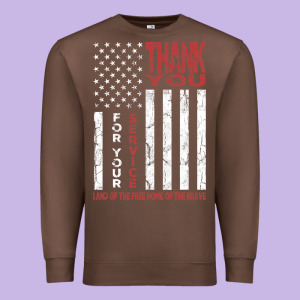 Thank You For Your Service   Veterans Day T Premium Sweatshirt Designed By Maiphamdesign