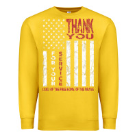 Lemon thank you for your service   veterans day t Premium Sweatshirt - maiPhamDesign