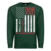 Sports Green thank you for your service   veterans day t Premium Sweatshirt - maiPhamDesign