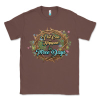 Chestnut Crown of thorns Easter Day Classic Tee - HowdyJamesFarm