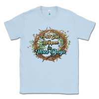 Dusty Blue Crown of thorns Easter Day Classic Tee - HowdyJamesFarm