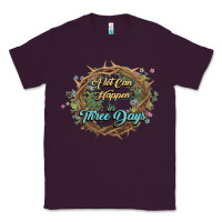 Plum Crown of thorns Easter Day Classic Tee - HowdyJamesFarm