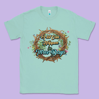 Crown Of Thorns Easter Day Classic Tee Designed By Howdyjamesfarm