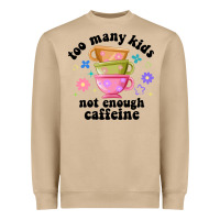 Mushroom too many kids not enough caffeine Heavyweight Sweatshirt - JahusDesignShop