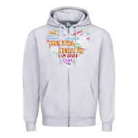 Heather Grey mental health matters Zipper Hoodie - JahusDesignShop