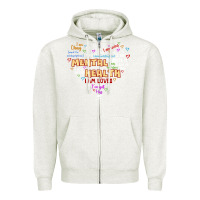 Oatmeal Heather mental health matters Zipper Hoodie - JahusDesignShop