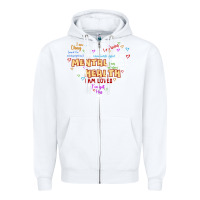 White mental health matters Zipper Hoodie - JahusDesignShop