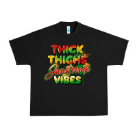 Black thick thighs juneteenth vibes Urban Heavy Tee - FaDigitalArtStudio