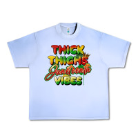 Grape Ice thick thighs juneteenth vibes Urban Heavy Tee - FaDigitalArtStudio