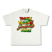Pistachio thick thighs juneteenth vibes Urban Heavy Tee - FaDigitalArtStudio