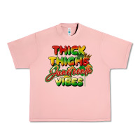 Salmon thick thighs juneteenth vibes Urban Heavy Tee - FaDigitalArtStudio