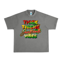 Tornado thick thighs juneteenth vibes Urban Heavy Tee - FaDigitalArtStudio