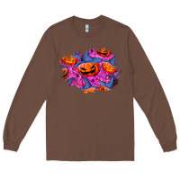 Chestnut halloween pumpkin patch  4 Long Sleeve Tee - BundleAndBundleShop