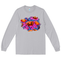 Moon Dust halloween pumpkin patch  4 Long Sleeve Tee - BundleAndBundleShop