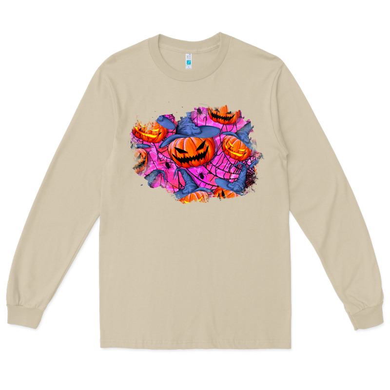 Halloween Pumpkin Patch  4 Long Sleeve Tee by BundleAndBundleShop | Teevron