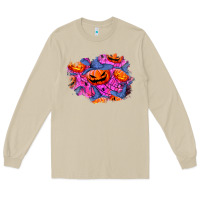 Mushroom halloween pumpkin patch  4 Long Sleeve Tee - BundleAndBundleShop