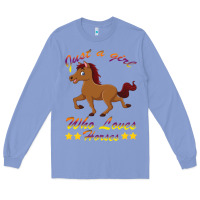 Colony Blue Just a girl who loves horses Long Sleeve Tee - Bettercallsaul