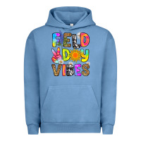 Pigment Pebble Blue field day vibes Urban Hoodie - RanaPortraitStore