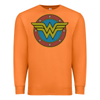 Carrot Wonder Woman Vintage Emblem Premium Sweatshirt - maiPhamDesign