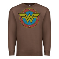 Wonder Woman Vintage Emblem Premium Sweatshirt | Teevron
