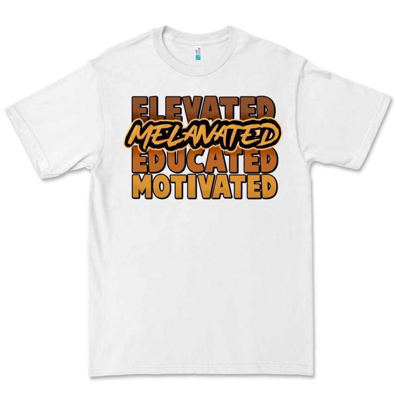 Elevated Melanated Educated Motivated Premium Tee by HowdyJamesFarm | Teevron