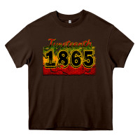Chocolate Brown juneteenth 1865 Heavy Core Tee - CowGirlArtShop