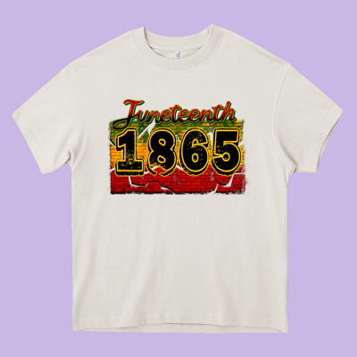 Juneteenth 1865 Heavy Core Tee Designed By Cowgirlartshop