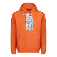 Carrot merino wool baby sheep Premium Hoodie - LillyAllenDesigns