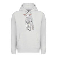 Dove Grey merino wool baby sheep Premium Hoodie - LillyAllenDesigns