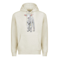 Oatmeal Heather merino wool baby sheep Premium Hoodie - LillyAllenDesigns