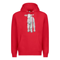 Red merino wool baby sheep Premium Hoodie - LillyAllenDesigns