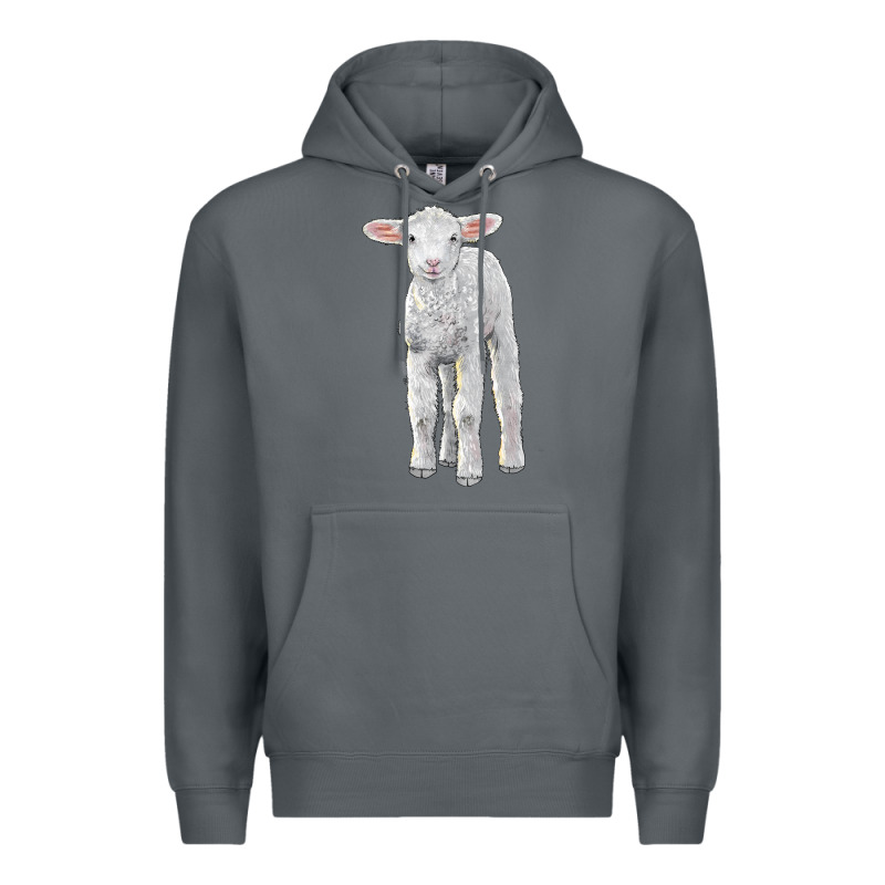 Merino Wool Baby Sheep Premium Hoodie by LillyAllenDesigns | Teevron