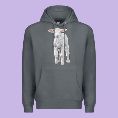 Merino Wool Baby Sheep Premium Hoodie Designed By Lillyallendesigns
