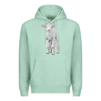 Seafoam merino wool baby sheep Premium Hoodie - LillyAllenDesigns