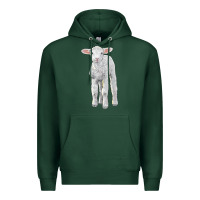Sports Green merino wool baby sheep Premium Hoodie - LillyAllenDesigns