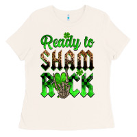Bone St. Patricks' Day ready to sham rock Ladies Tee - OliviaCreatesArt