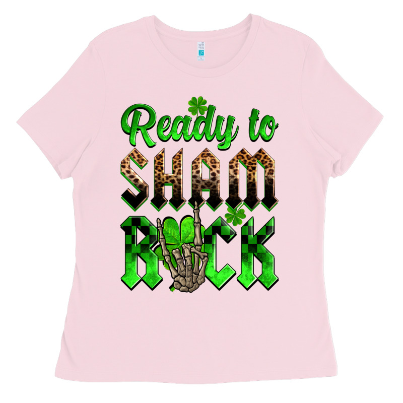 St. Patricks' Day Ready To Sham Rock Ladies Tee by OliviaCreatesArt | Teevron