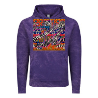Cloud Purple african ankara zebra seamless pattern Vintage Hoodie - BundleAndBundleShop