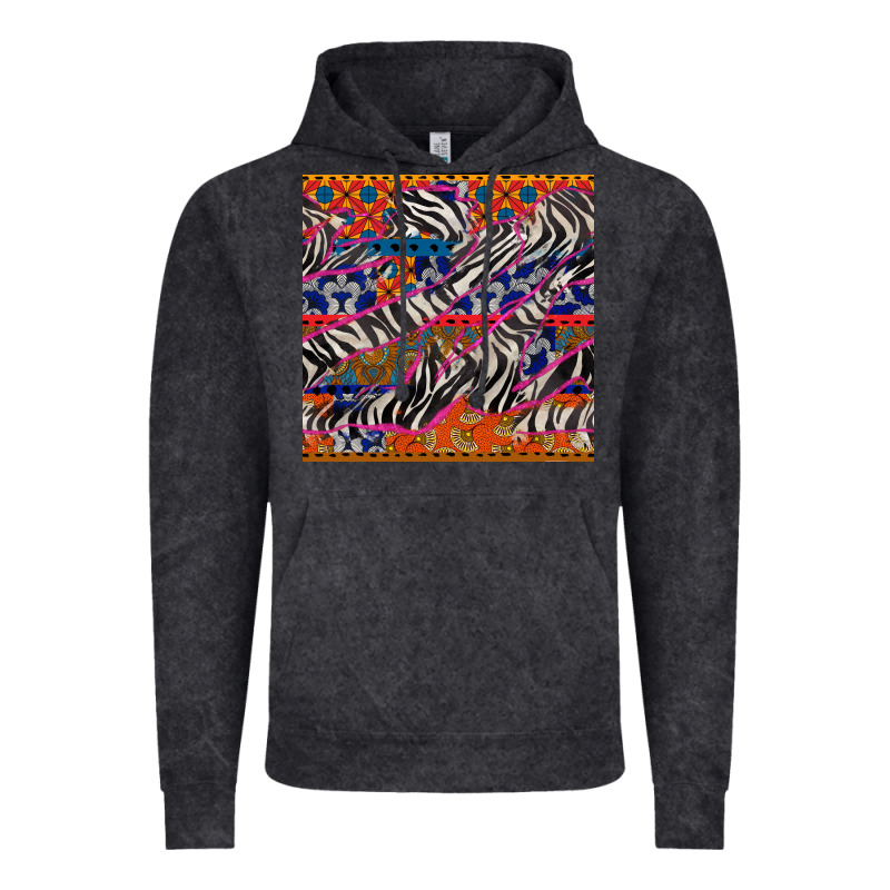 African Ankara Zebra Seamless Pattern Vintage Hoodie by BundleAndBundleShop | Teevron