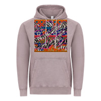 Vintage Zinc african ankara zebra seamless pattern Vintage Hoodie - BundleAndBundleShop