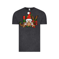 Vintage Black joy christmas with gnome bbs Vintage Tee - BundleAndBundleShop