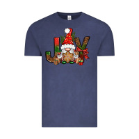 Vintage Denim joy christmas with gnome bbs Vintage Tee - BundleAndBundleShop