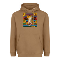 Toasted Coconut serape hereford coaster Heavyweight Hoodie - JahusDesignShop