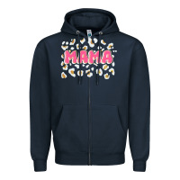 Navy mama Zipper Hoodie - JahusDesignShop